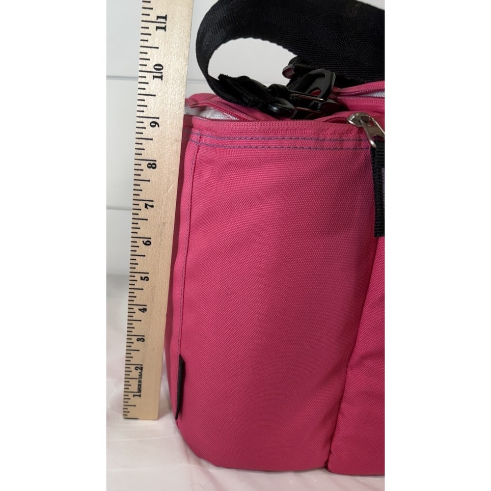 Pack Fitness Meal Prep Bag Cooler Lunch Box Gym Workout Bag With Containers Pink - Picture 14 of 14